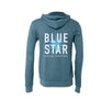 Big Blue Star Zip Hoodie