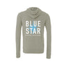 Big Blue Star Zip Hoodie